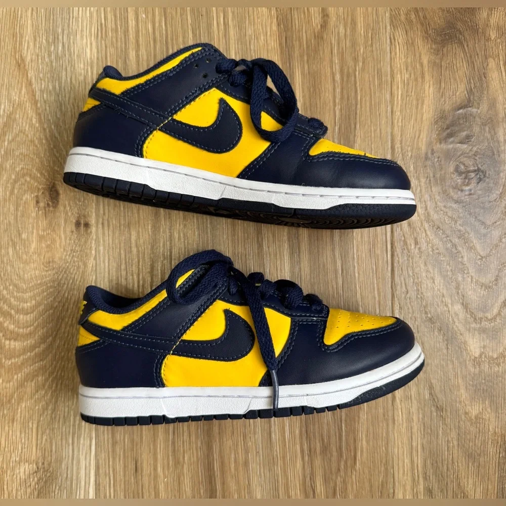 Nike Dunk Low (TDE) "Michigan" Size 13.5C CW1588-700 LNC - Picture 5 of 7